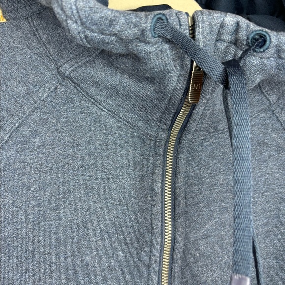 Lululemon✨Huddle & Hustle Full Zip Hoodie Lined✨Heathered Speckled Jet Blue✨8 - Picture 5 of 14